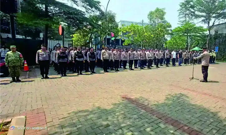 Antisipasi Demo Sengketa Tanah, 170 Personil Gabungan Amankan Perumahan Premier Estate 2 Bekasi